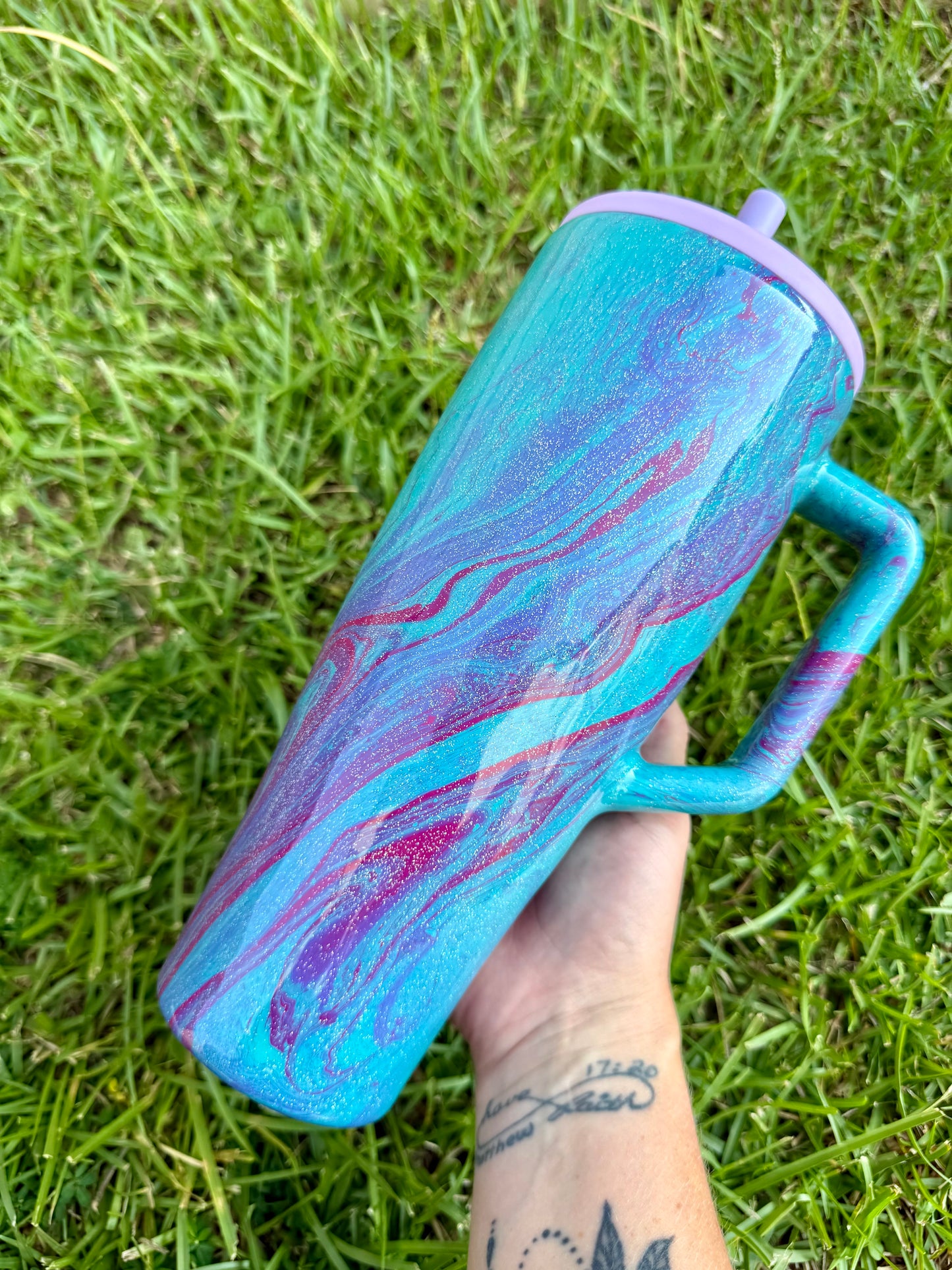 40oz Brumate Era Blue Marble Ready to Ship
