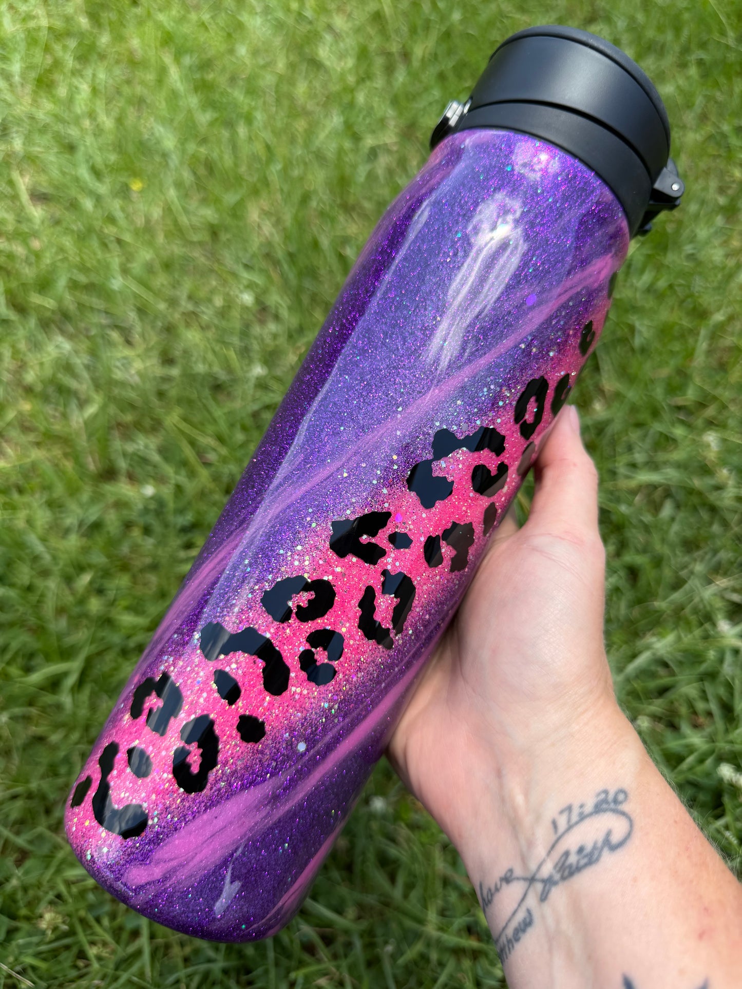 30oz SM Mesa Loop Purple Pink Leopard Ready to Ship