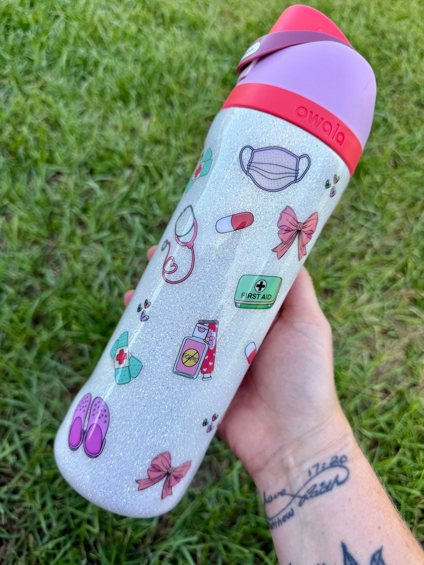 24oz Owala Nurse Ready to Ship