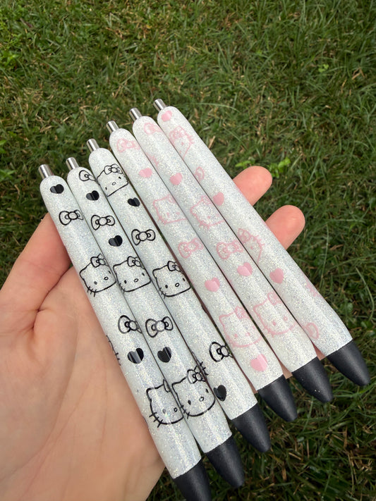 HK Personalized Epoxy Glitter Pen!