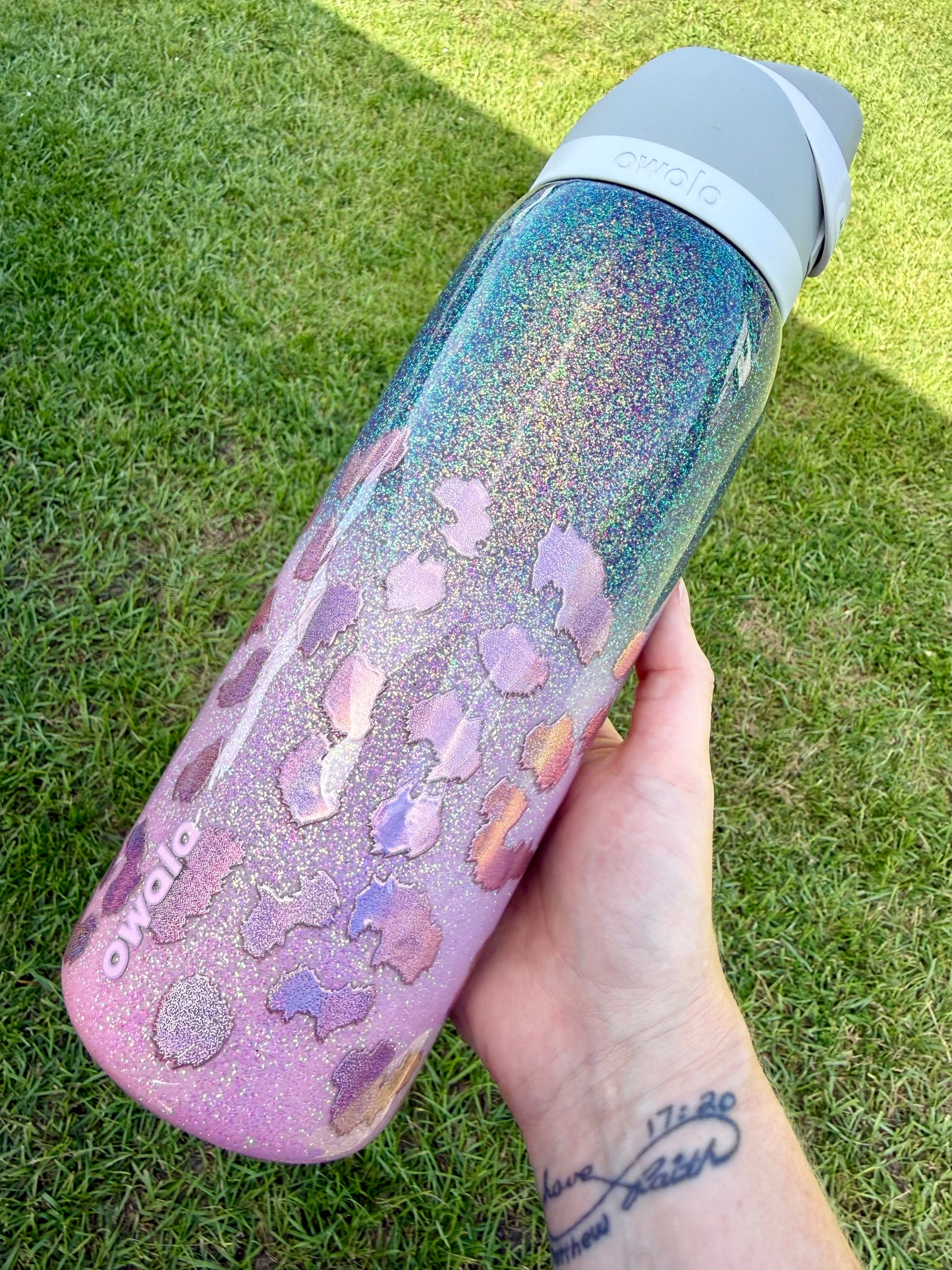 40oz Owala Ombre Hypershift Leopard Ready to Ship