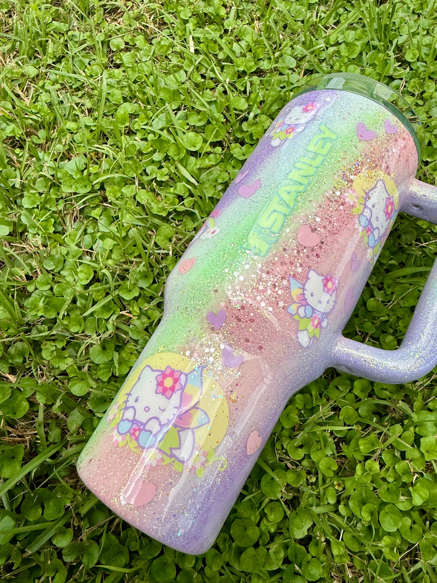 Fairy Hello Kitty Glitter Tumbler
