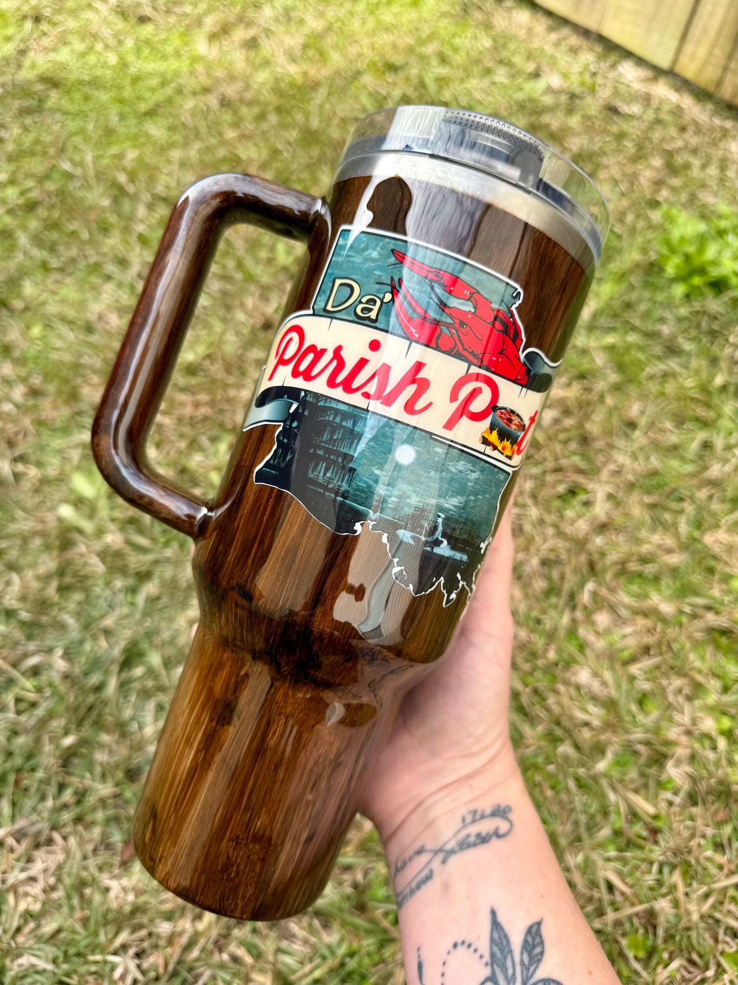 Wood Grain Tumbler