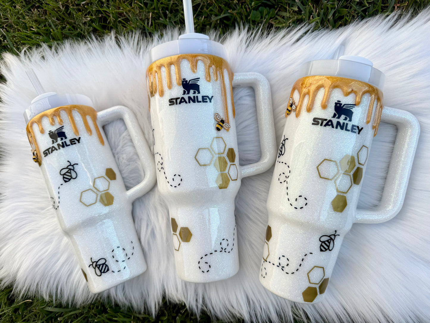 Honey Drip Glitter Tumbler