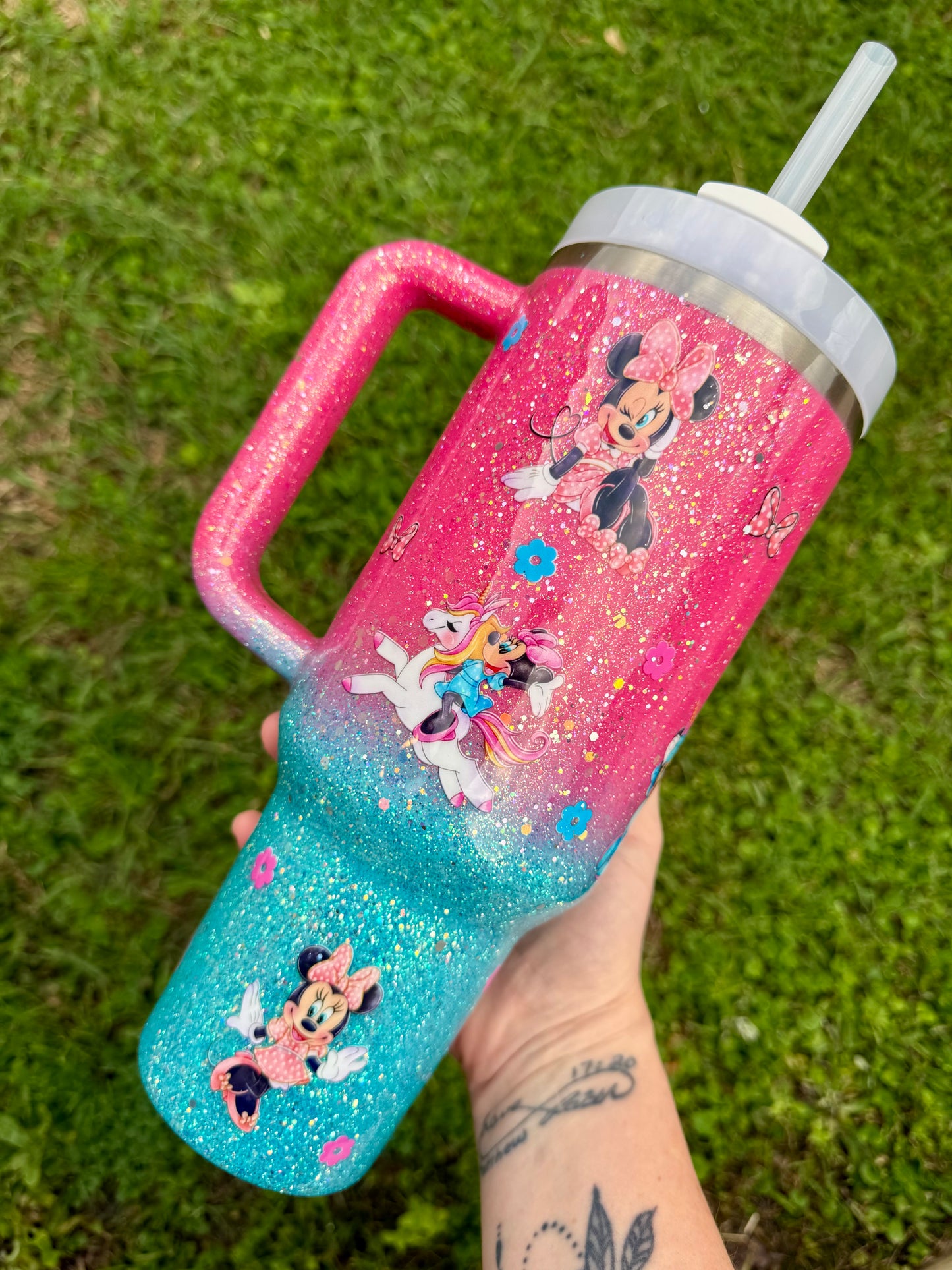 40oz Unicorn Minnie Tumbler