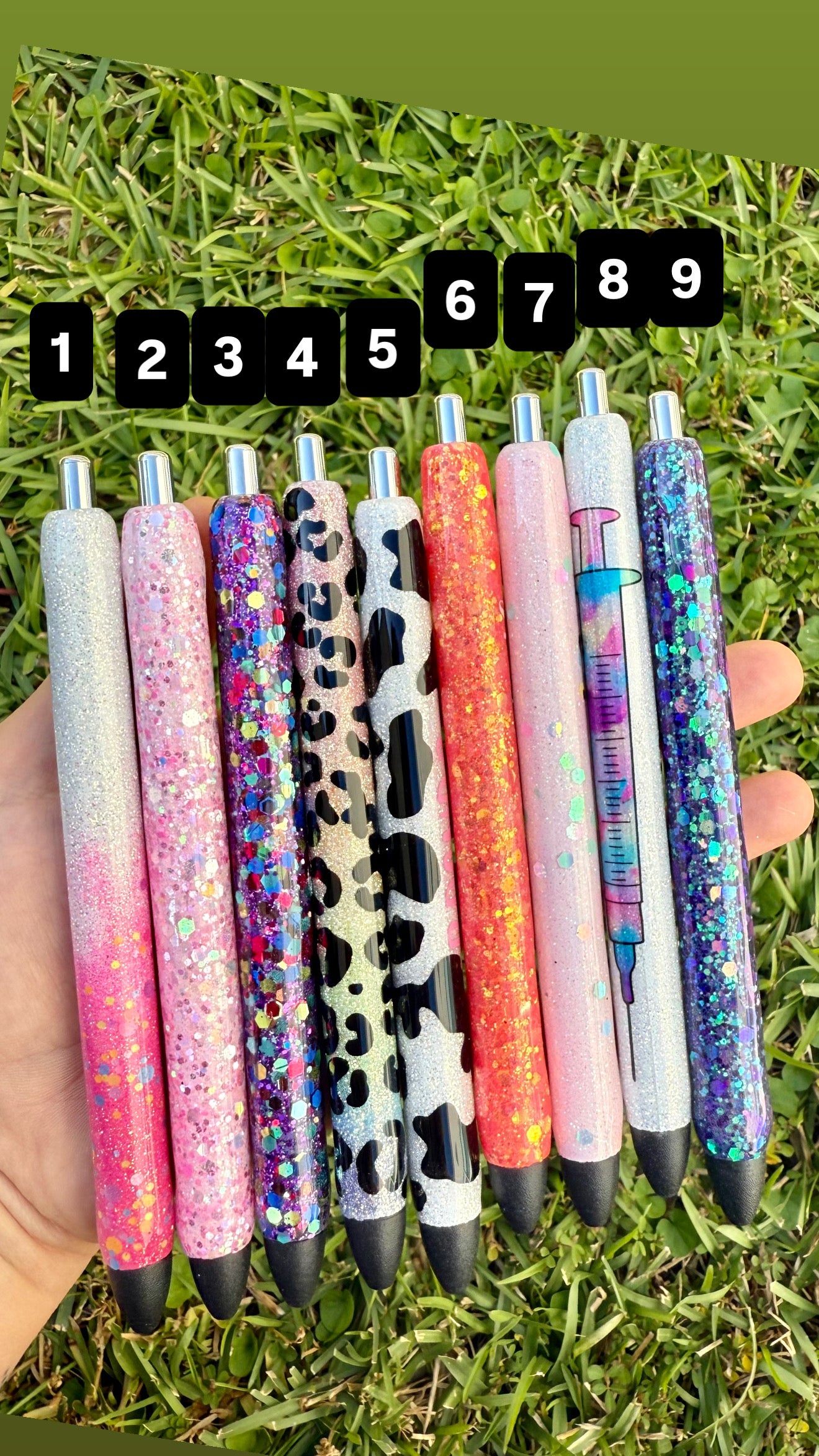 Personalized Epoxy Glitter Pen!