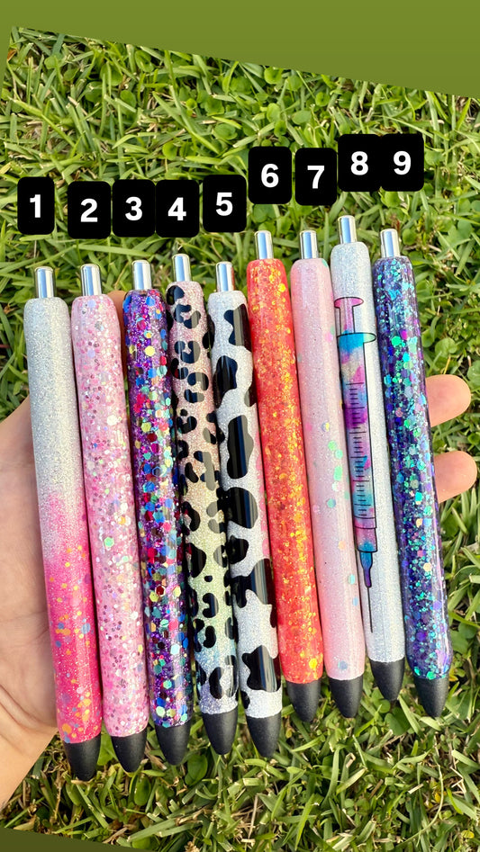 Personalized Epoxy Glitter Pen!