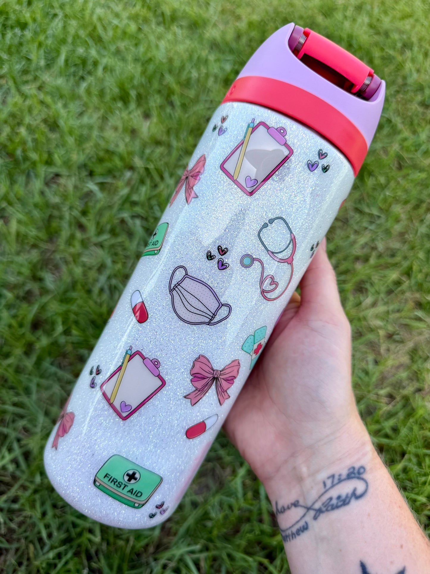 24oz Owala Nurse Ready to Ship