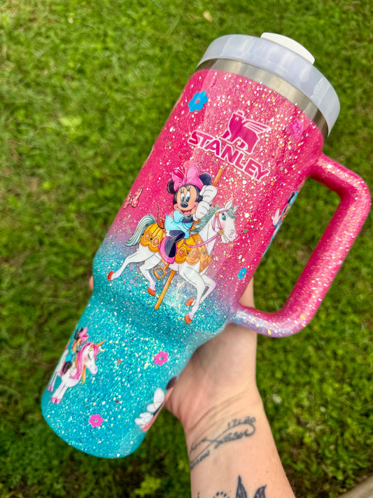 40oz Unicorn Minnie Tumbler