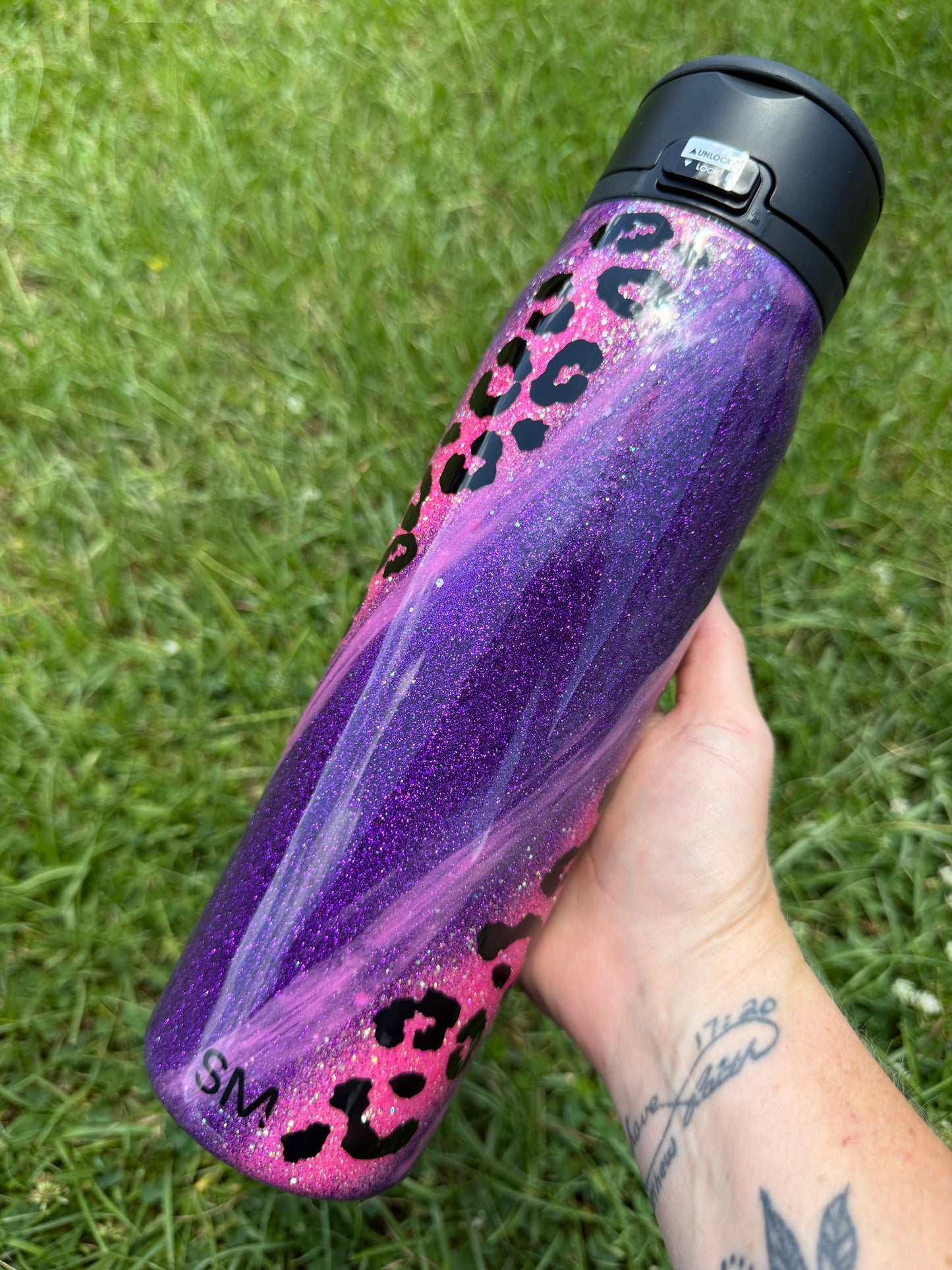 30oz SM Mesa Loop Purple Pink Leopard Ready to Ship