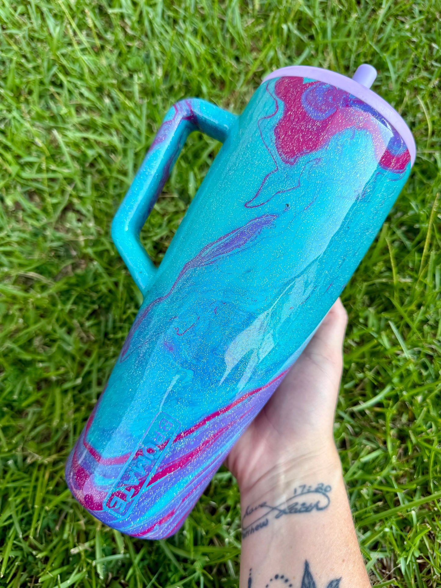 40oz Brumate Era Blue Marble Ready to Ship