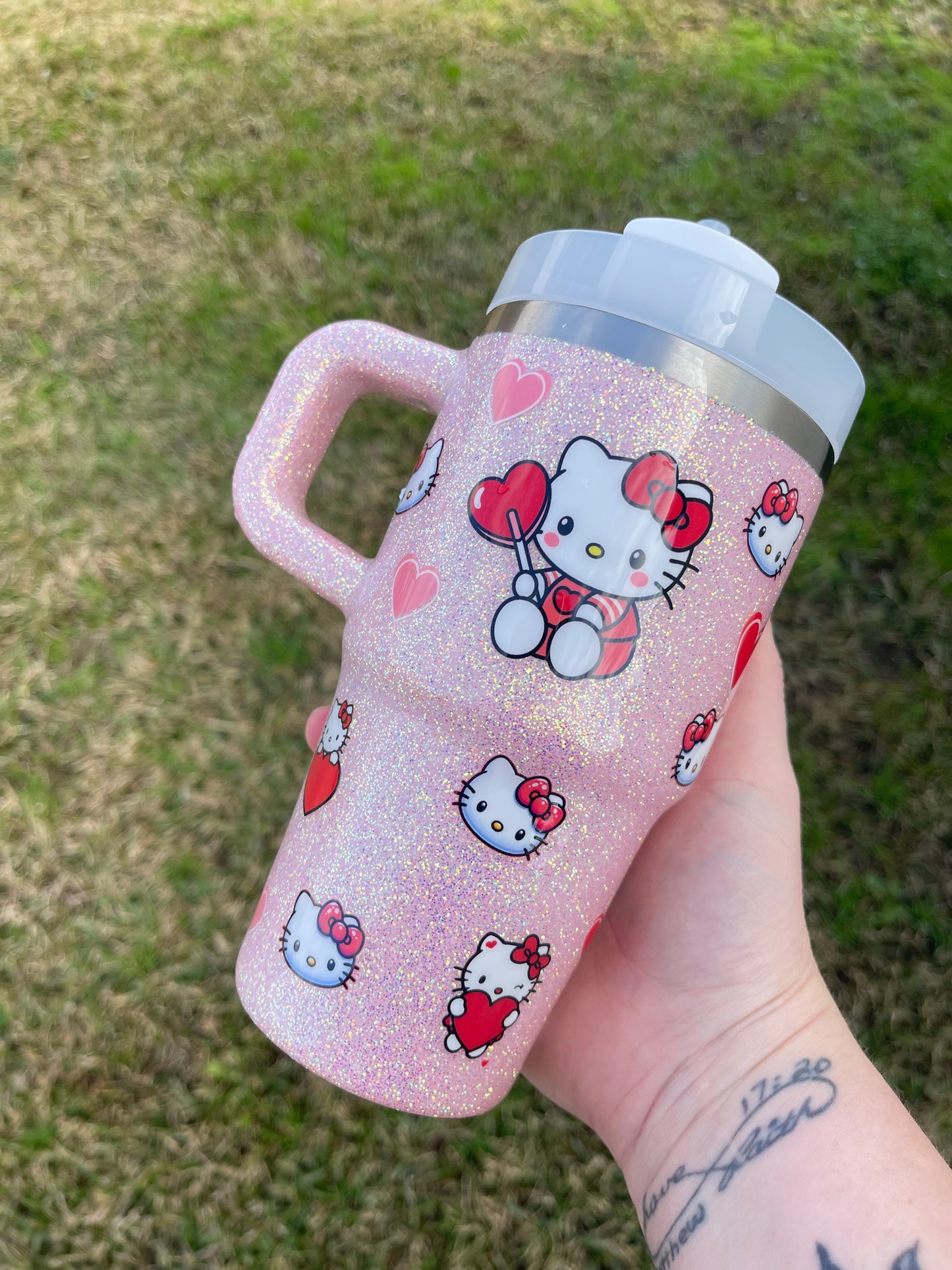 HK Valentine Glitter Tumbler *VERY LIMITED*