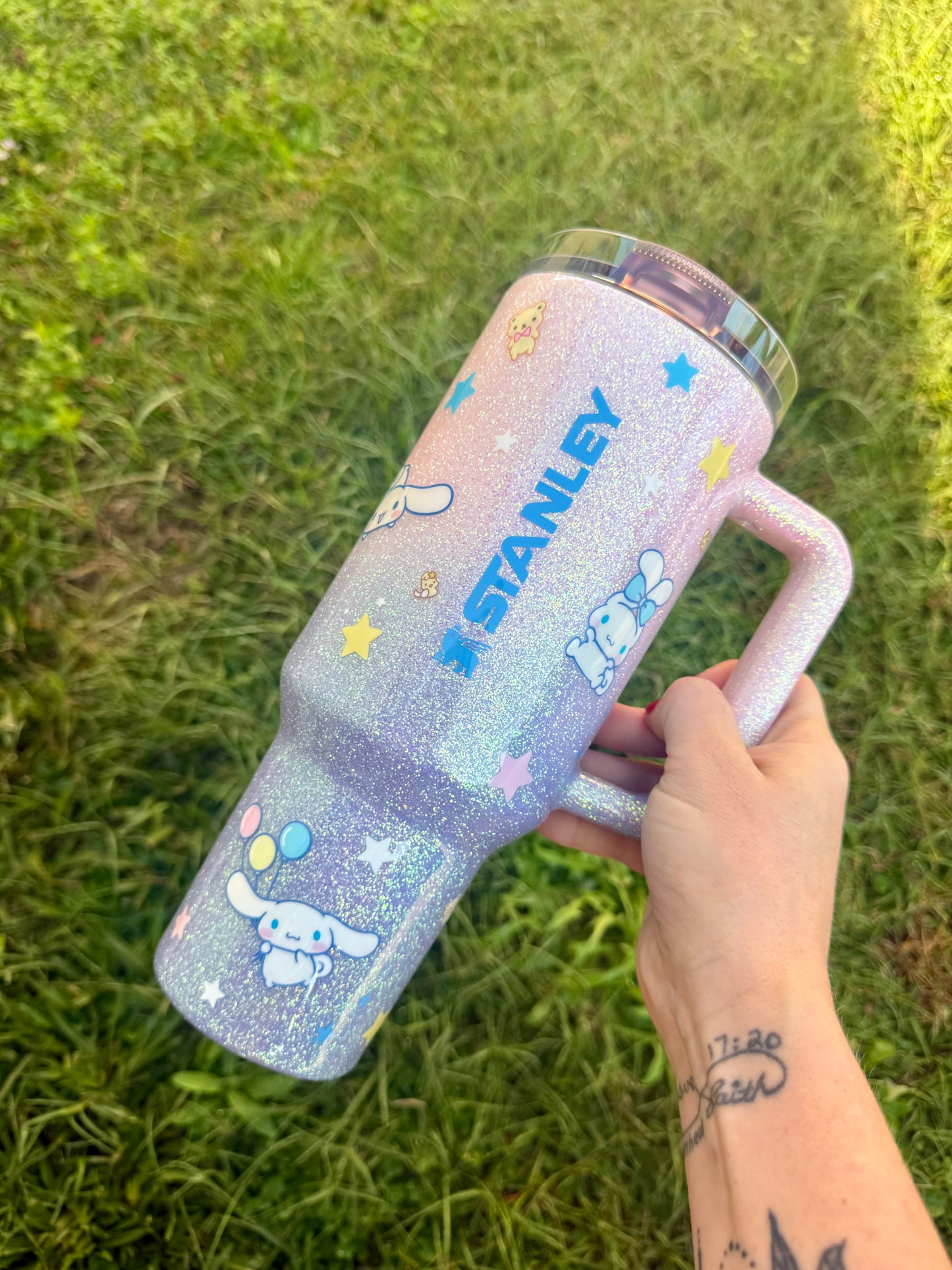 Cinnamon Glitter Tumbler