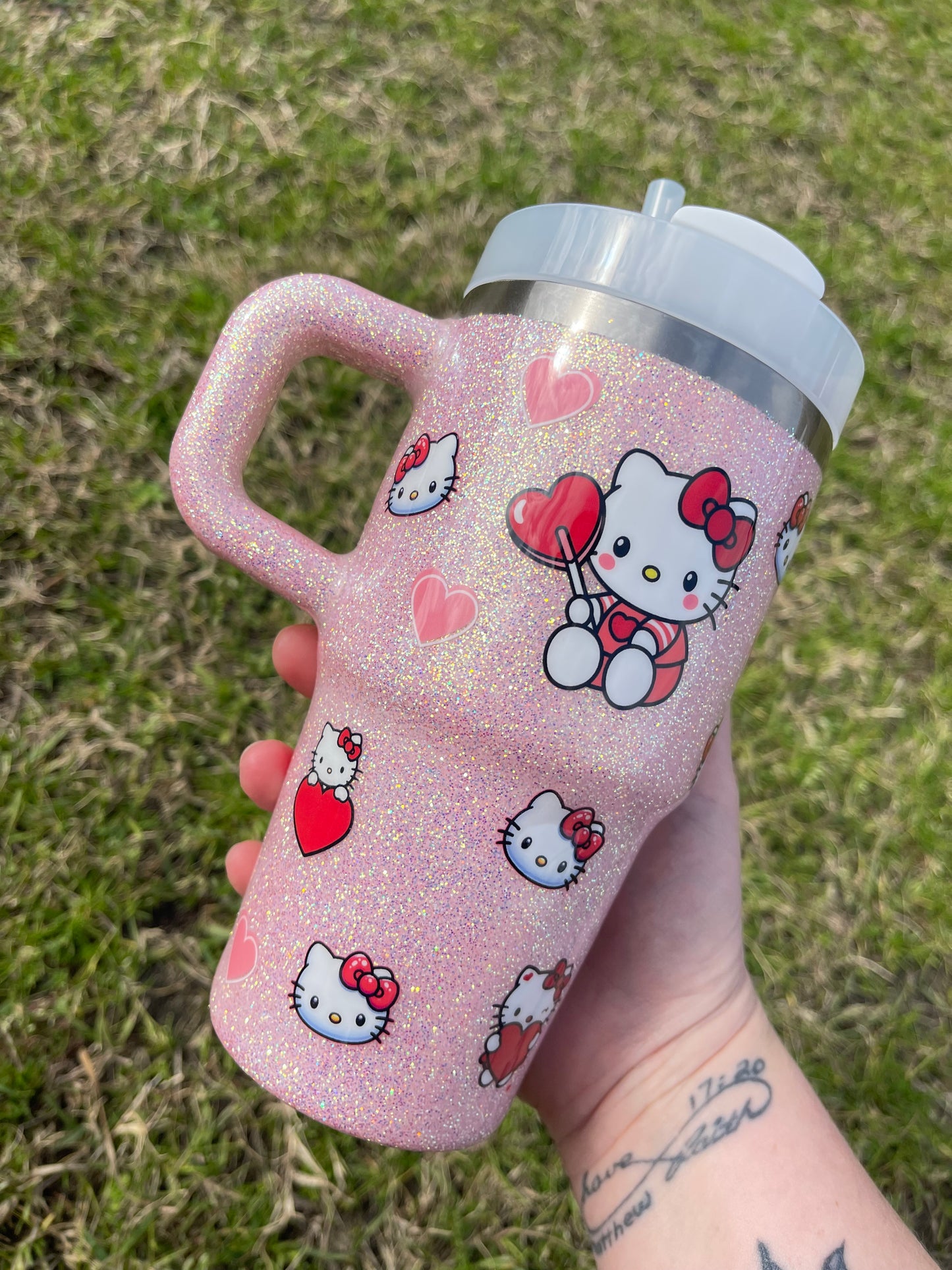 HK Valentine Glitter Tumbler *VERY LIMITED*