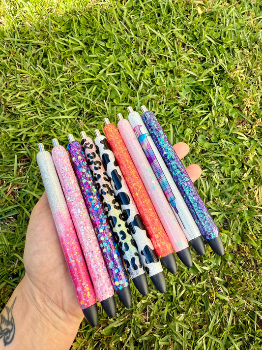 Personalized Epoxy Glitter Pen!