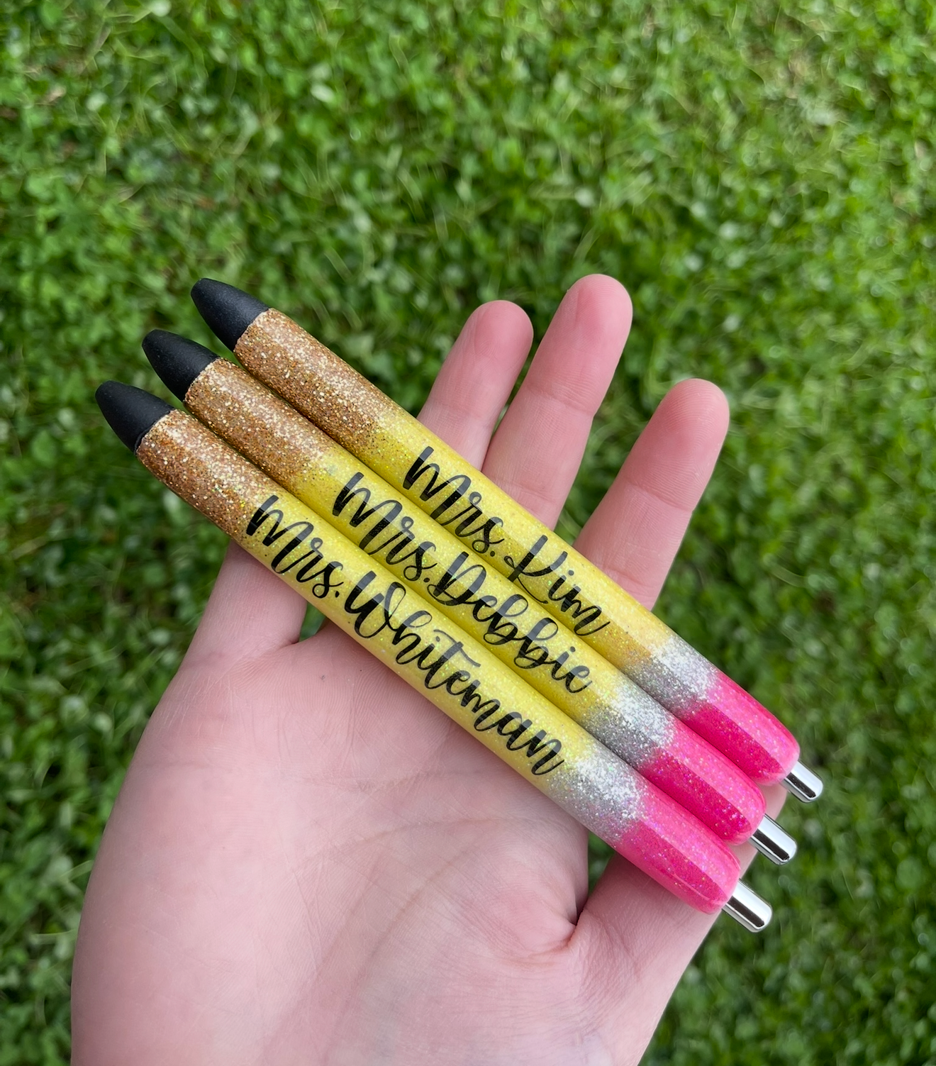 Pencil Epoxy Glitter Inkjoy Pen!