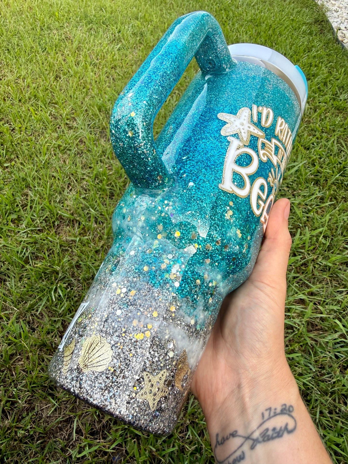 40oz Stanley Quencher Beach Ready to Ship