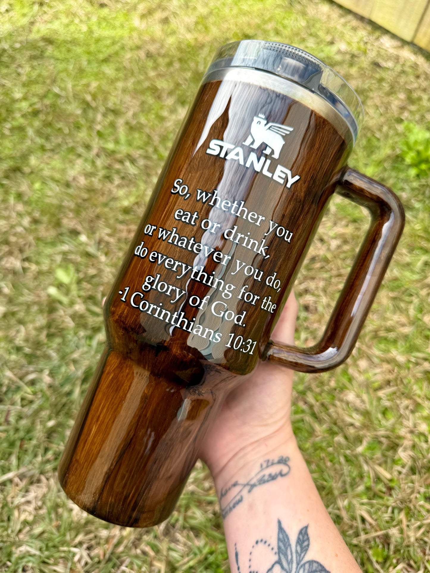 Wood Grain Tumbler
