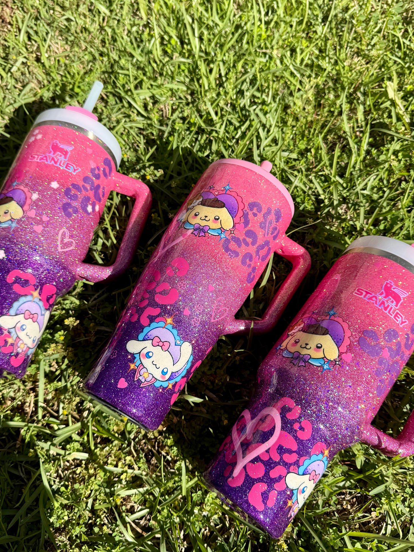 Neon HK Glitter Tumbler