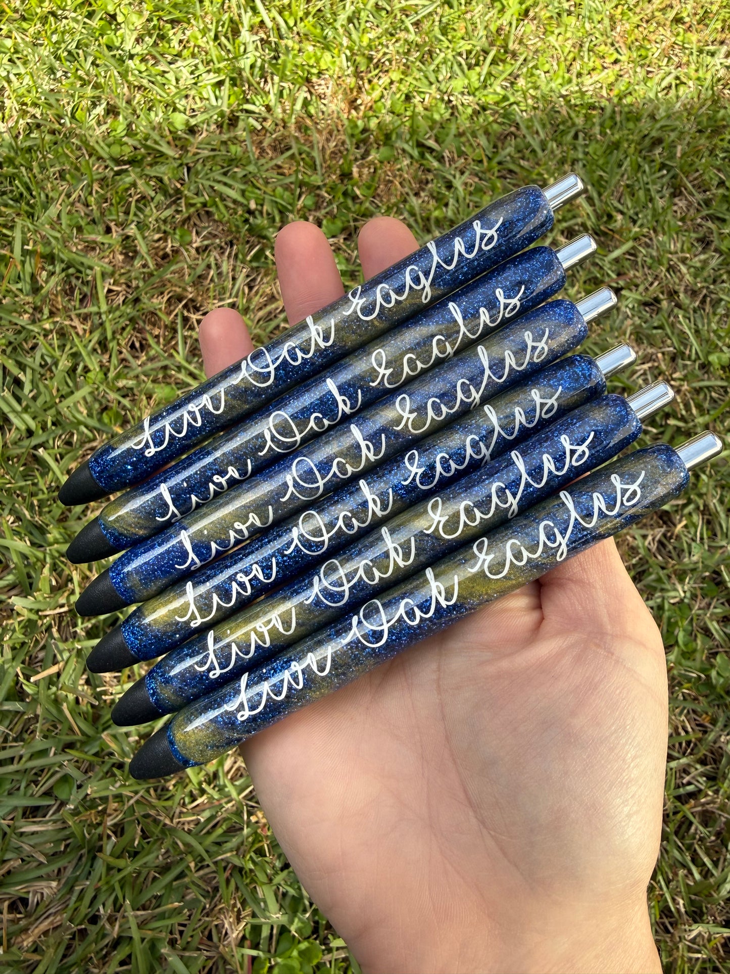 Custom School/Team Epoxy Glitter Pen!