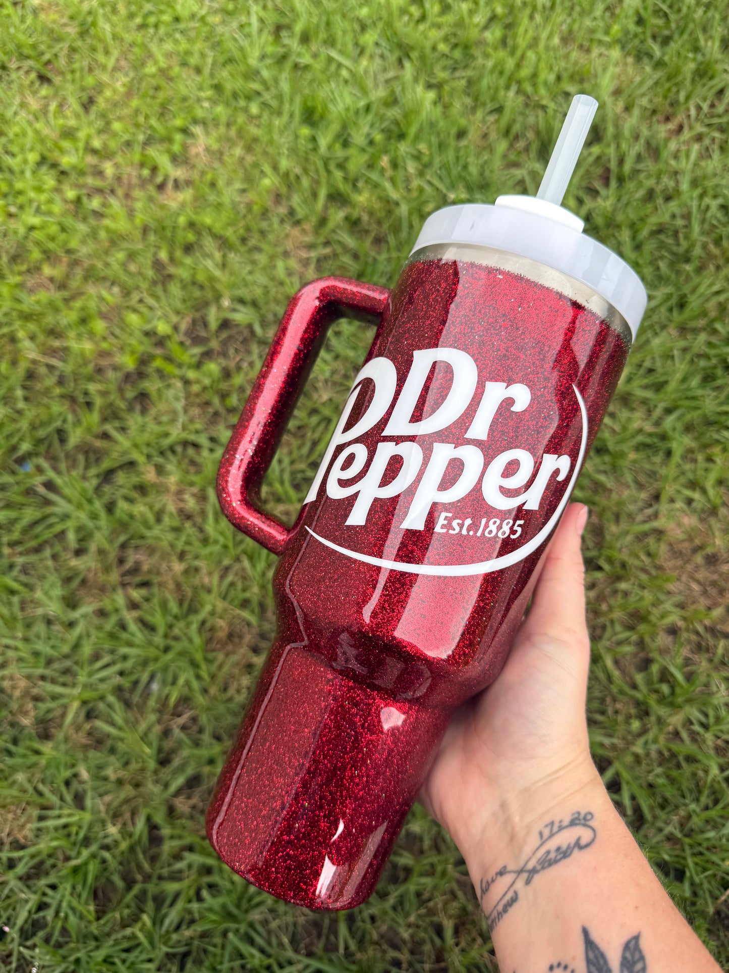 DP Custom Glitter Tumbler
