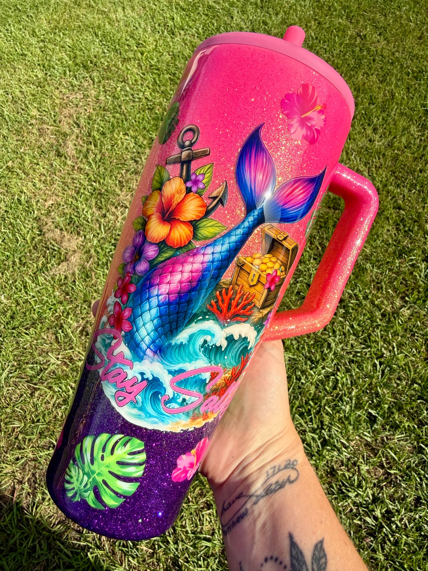 40oz Brumate Era Stay Salty Mermaid Ready to Ship