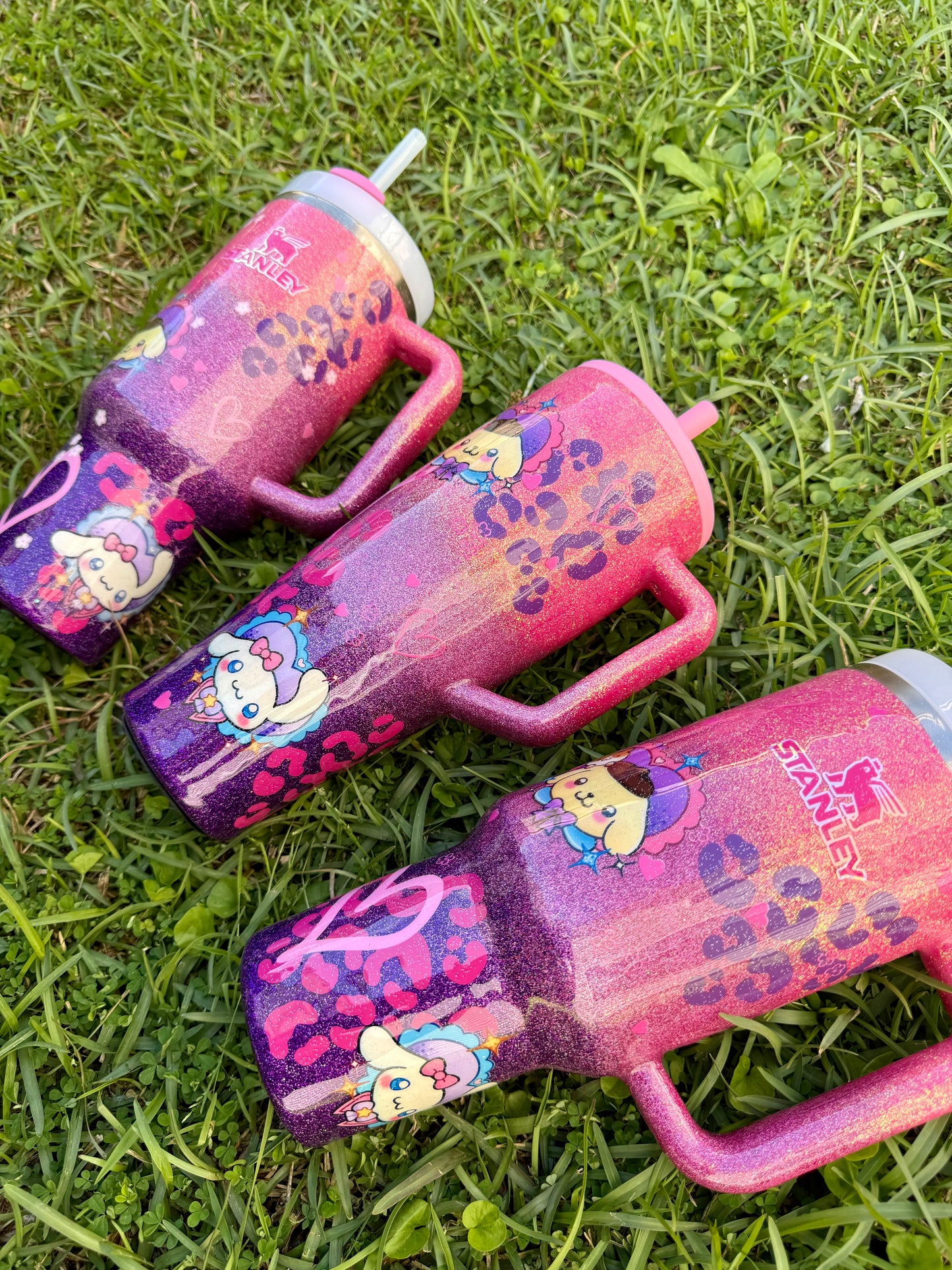 Neon HK Glitter Tumbler