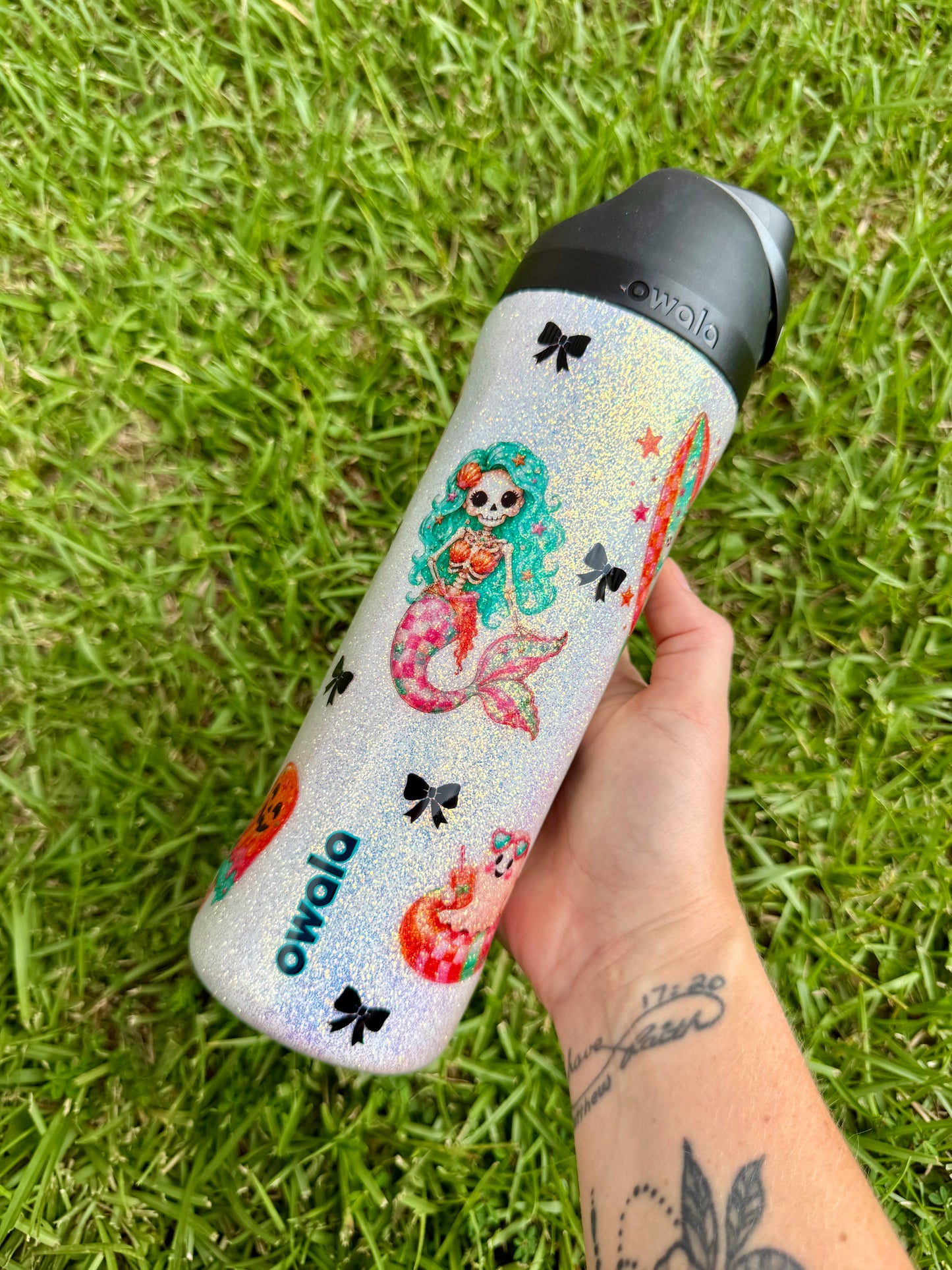 Summerween Glitter Tumbler