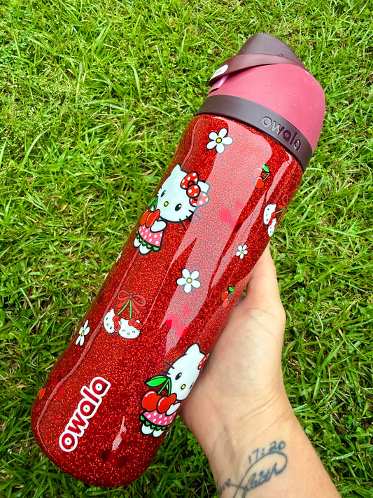 Cherry HK Glitter Tumbler