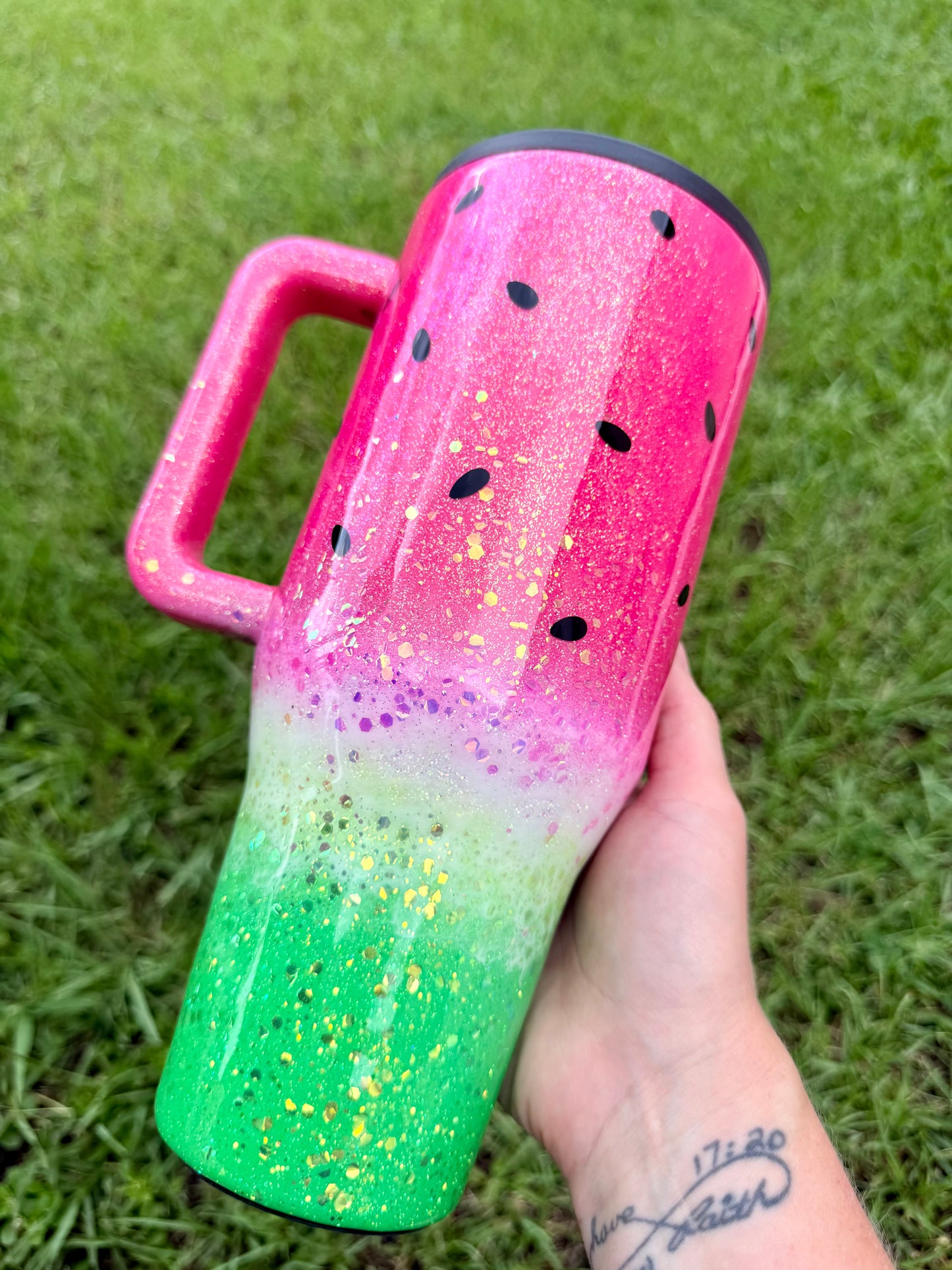 Watermelon 🍉 Glitter Tumbler
