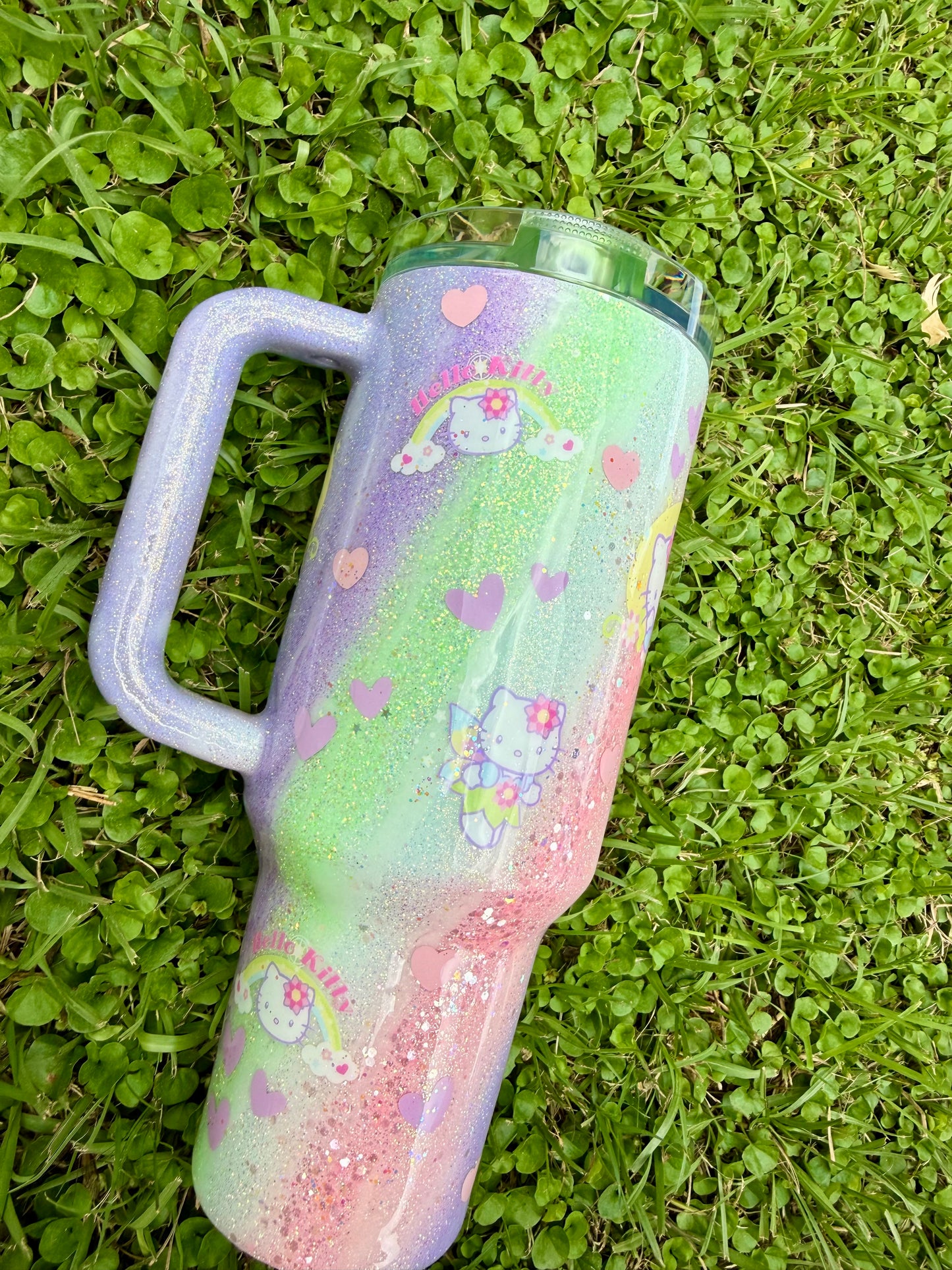 Fairy Hello Kitty Glitter Tumbler
