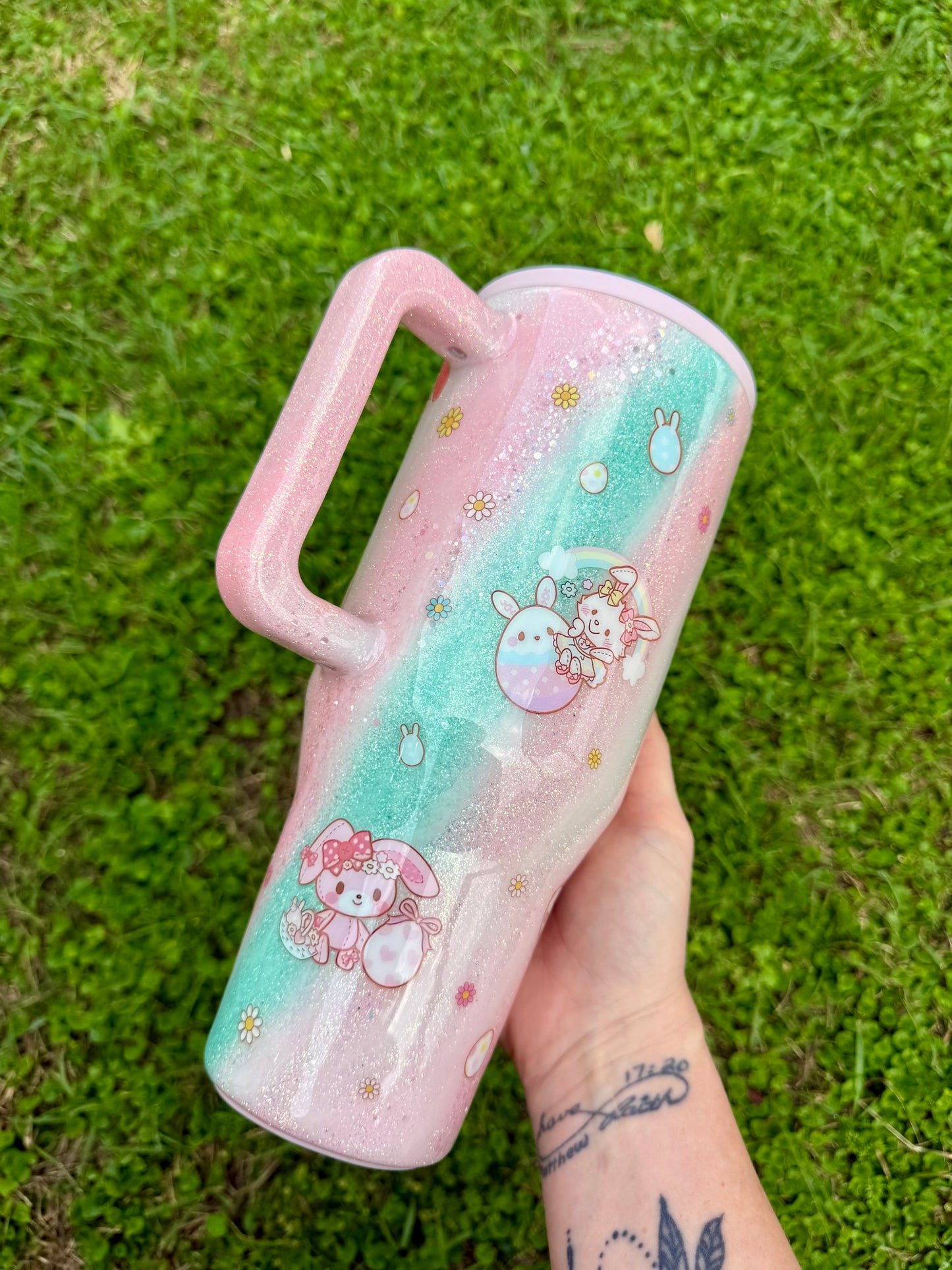 40oz Easter Sanrio Tumbler