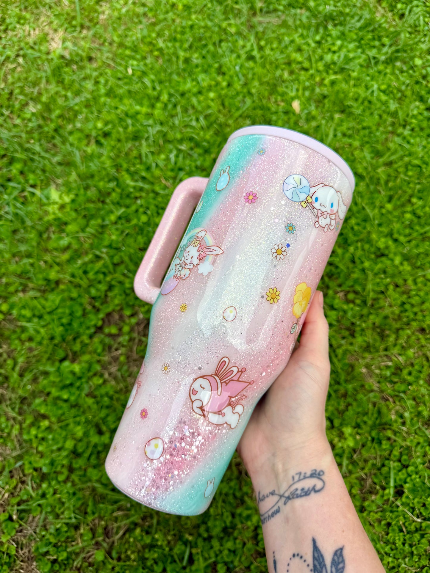 40oz Easter Sanrio Tumbler