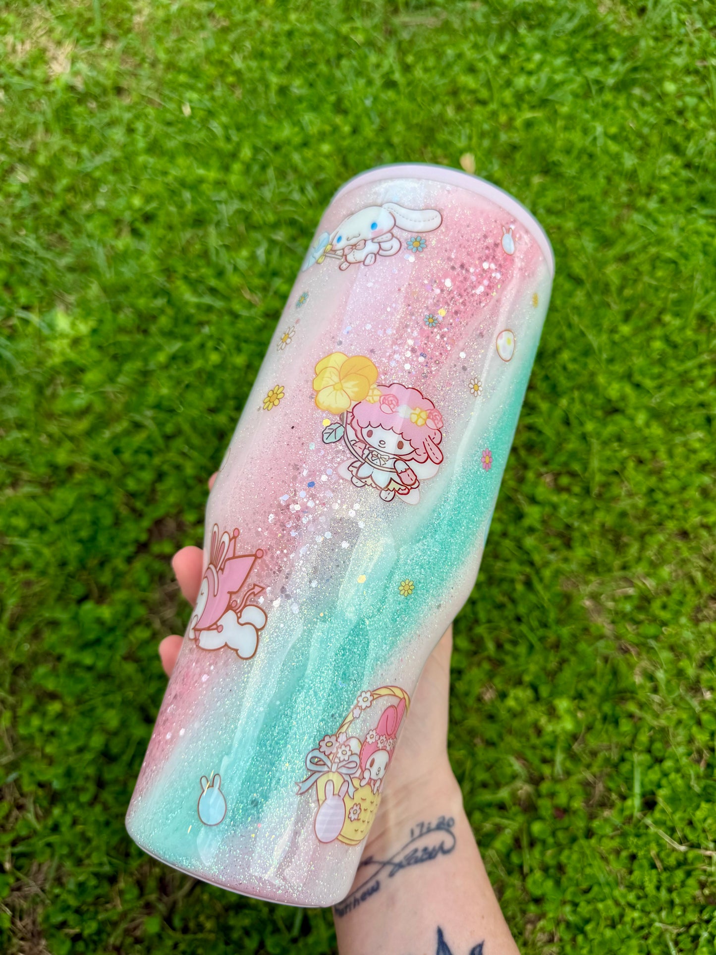 40oz Easter Sanrio Tumbler