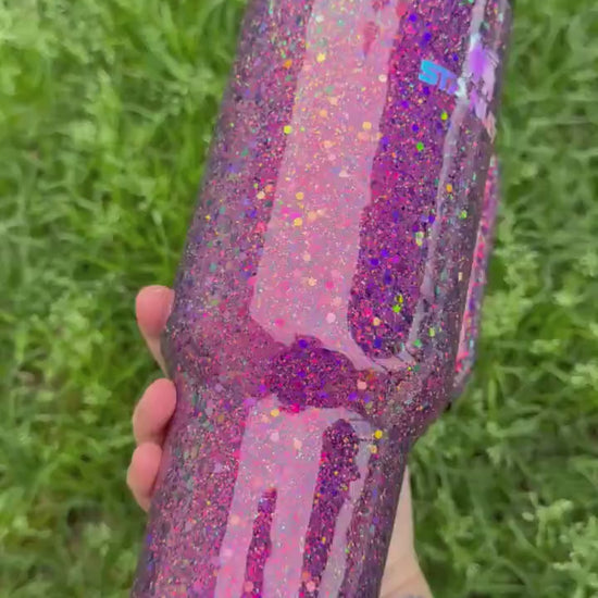 Dragon Scale Glitter Stanley Tumbler -Personalized Color Change Glitter